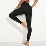 Womens High Waist Yoga Leggings Seamless Fitness Sports Gym Pants Shark Trousers