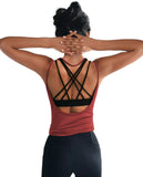 Womens Summer Workout Tops Sexy Backless Yoga Shirts Open Back Activewear Running Sports Gym Quick Dry Tank Tops