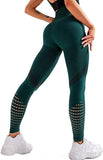 Womens High Waist Yoga Leggings Seamless Fitness Sports Gym Pants Shark Trousers