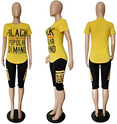 Womens Sexy 2 Piece Sports Outfit Set Shirt Bodycon Pants Joggers Clubwear Tracksuit Sportswear Set