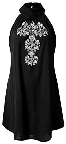 Women clothes Womens Sexy Sleeveless Dresses,Summer Casual Loose Cotton Linen Beach Holiday Party Irregular Dress